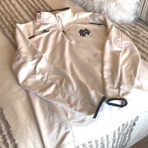 Adidas Notre Dame quarter zip
